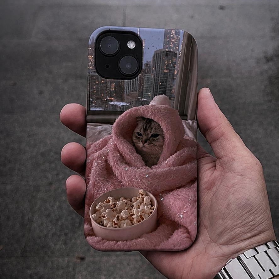 Cat in newyork İphone kılıf
