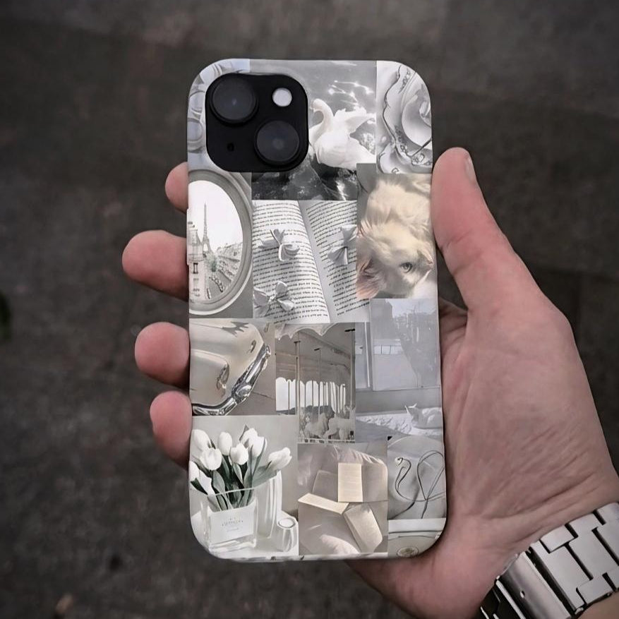 White diona İphone kılıf